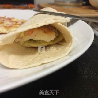 早餐煎蛋卷饼的做法步骤：7
