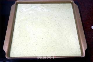 抹茶彩绘蛋糕卷的做法步骤：16