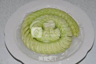 蒜蓉粉丝蒸丝瓜的做法步骤：6