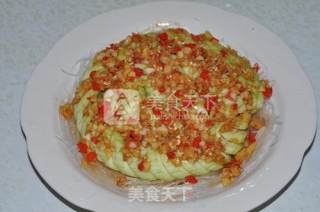 蒜蓉粉丝蒸丝瓜的做法步骤：11