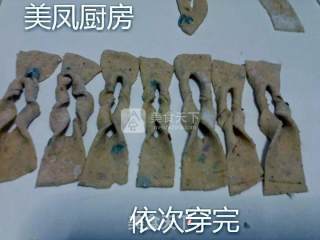 香葱麻花的做法步骤：9