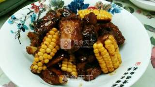 玉米烧排骨的做法步骤：9