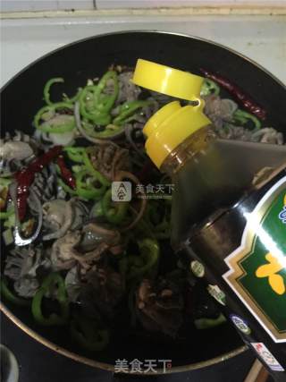 香辣鸡胗花的做法步骤：7