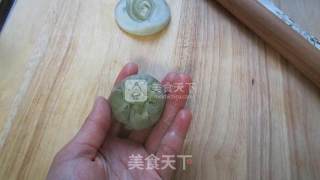 抹茶红豆沙酥的做法步骤：16