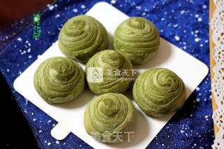 抹茶红豆沙酥的做法步骤：23
