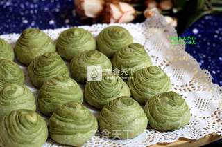 抹茶红豆沙酥的做法步骤：25