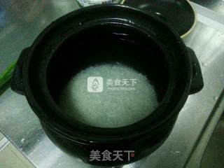 香菇虾仁提气粥的做法步骤：2