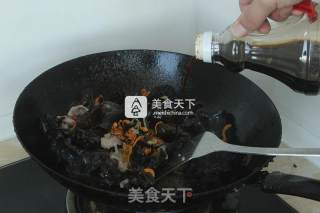 虫草猪肉炒木耳的做法步骤：11
