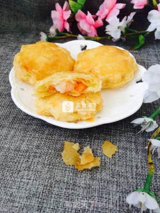 酥皮虾仁派的做法步骤：24