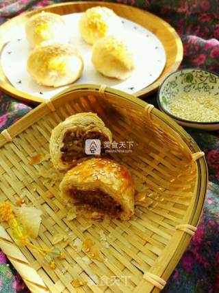 酥掉渣的中式鲜肉酥的做法步骤：28