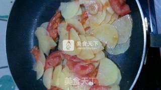 番茄土豆炒鸡蛋的做法步骤：5