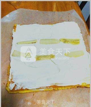 南瓜蛋糕卷的做法步骤：8