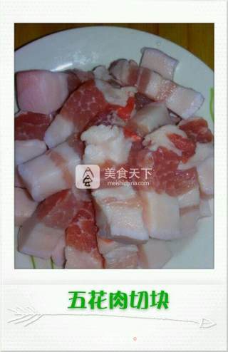 红烧肉蒸面的做法步骤：1