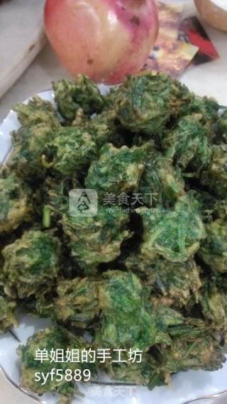 韭菜丸子的做法步骤：4