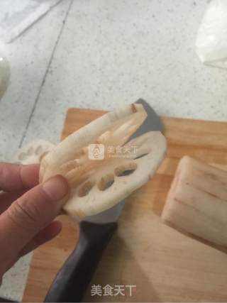 炸藕夹藕盒的做法步骤：3