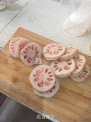 炸藕夹藕盒的做法步骤：6