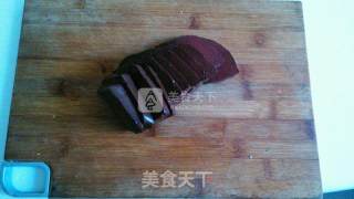 煎猪血的做法步骤：2