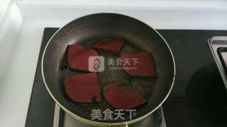 煎猪血的做法步骤：3
