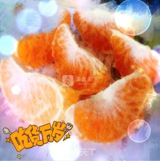 橘子果粒快速开的做法步骤：1