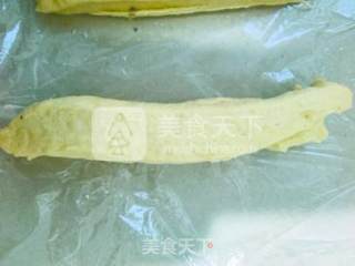 自制健康南瓜油条的做法步骤：9