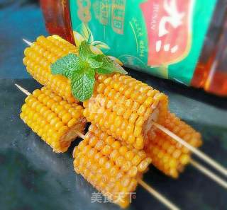 蜜香烤玉米的做法步骤：6