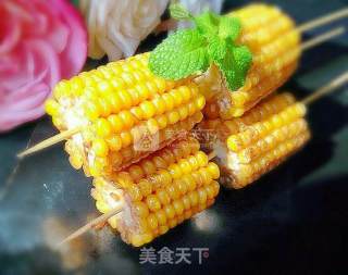 蜜香烤玉米的做法步骤：10