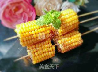 蜜香烤玉米的做法步骤：11
