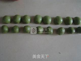 抹茶椰蓉开口酥的做法步骤：7