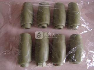 抹茶椰蓉开口酥的做法步骤：12