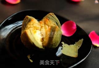 抹茶椰蓉开口酥的做法步骤：19