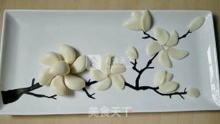 蒜香梅花摆盘的做法步骤：5