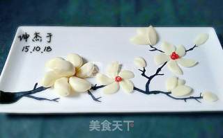 蒜香梅花摆盘的做法步骤：11
