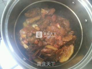 番茄排骨面的做法步骤：11