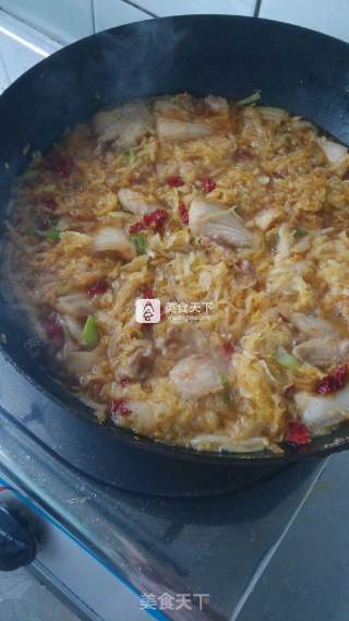 私房五花肉酸菜血肠的做法步骤：11