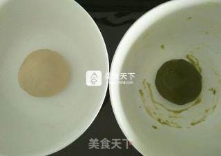 红豆沙抹茶酥的做法步骤：1