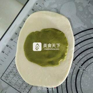 红豆沙抹茶酥的做法步骤：3