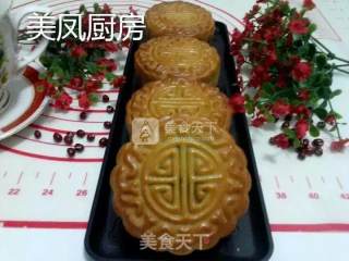 广式豆沙蛋黄月饼的做法步骤：41