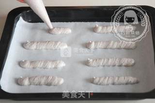 紫薯长条酥饼的做法步骤：6