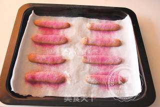 紫薯长条酥饼的做法步骤：8