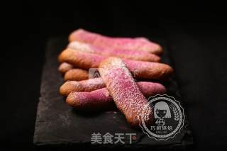 紫薯长条酥饼的做法步骤：9