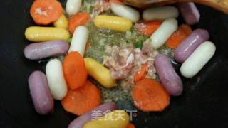 肉炒年糕的做法步骤：9