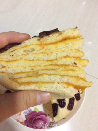 南瓜夹心发糕的做法步骤：13
