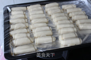 豆沙蛋黄酥的做法步骤：21