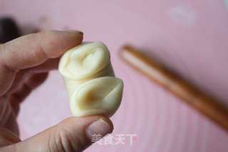 豆沙蛋黄酥的做法步骤：28