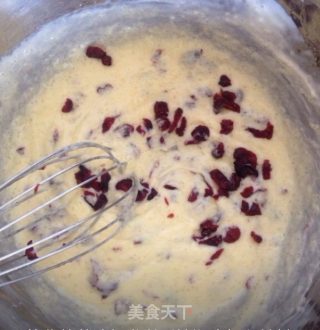 蔓越莓饼干的做法步骤：2
