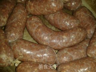 黑椒牛肉肠的做法步骤：7