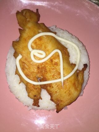米汉堡的做法步骤：5