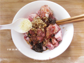 豉汁蒸排骨的做法步骤：4