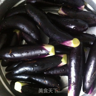 蒜茄子的做法步骤：2