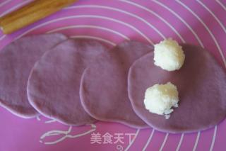 姜糖椰蓉馅紫薯面包的做法步骤：7